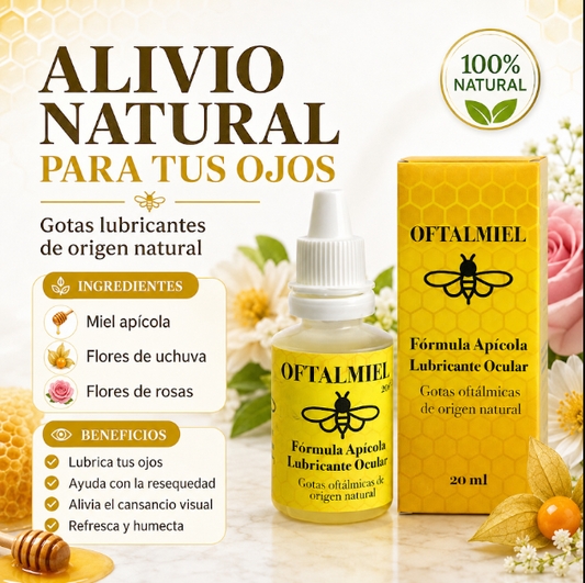 Gotas Oftalmiel - Cuidado Natural para tus Ojos y Cataratas